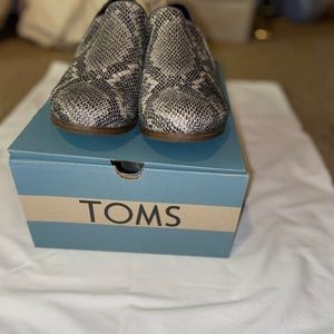 TOMS Faux snake skin shoes